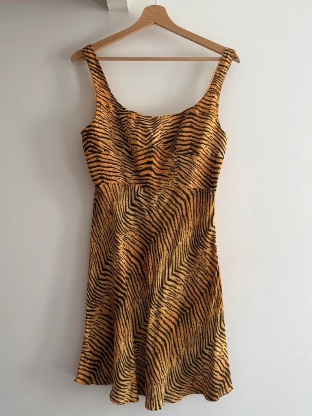Rixo Women’s Silk Animal Print Mini Dress Size S